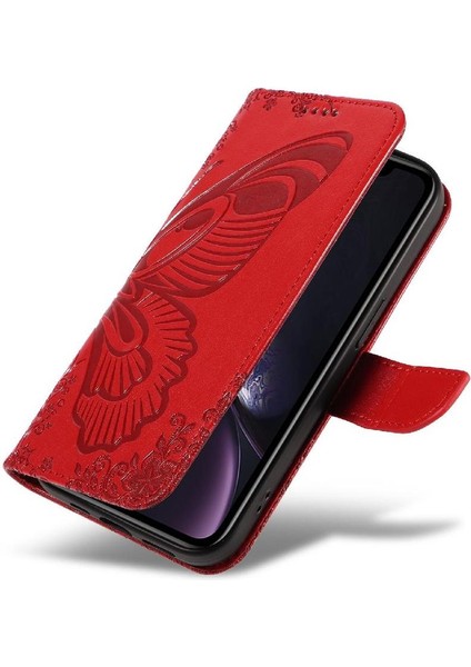 YH Mall IPhone Xr Yüksek Kaliteli Deri Kredi Kartı Yuvası El ile Flip Case (Yurt Dışından)