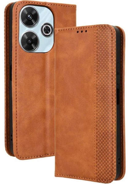 Xiaomi Poco M6 4g Pu Deri Manyetik Kapatma Cüzdan (Yurt Dışından)