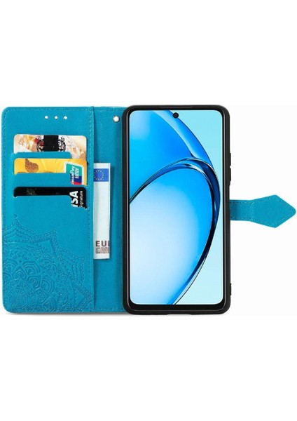 Oppo A60 4g Için Flip Case Basit Iş Zarif Desen Darbeye (Yurt Dışından) modelleri