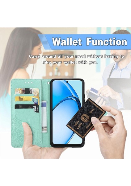 Oppo A60 4g Için Flip Case Basit Iş Zarif Desen Darbeye (Yurt Dışından) fiyatları