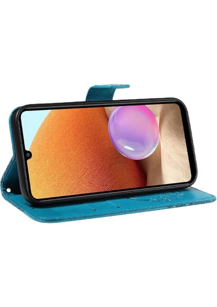 Samsung Galaxy A32 5g Için Flip Case Yüksek Kalite Deri ile Kabartmalı (Yurt Dışından) fırsatları