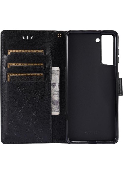 Samsung Galaxy S21 Için Kickstand Durumda Kart Tutucu Manyetik Kapatma Pu (Yurt Dışından) fiyatları