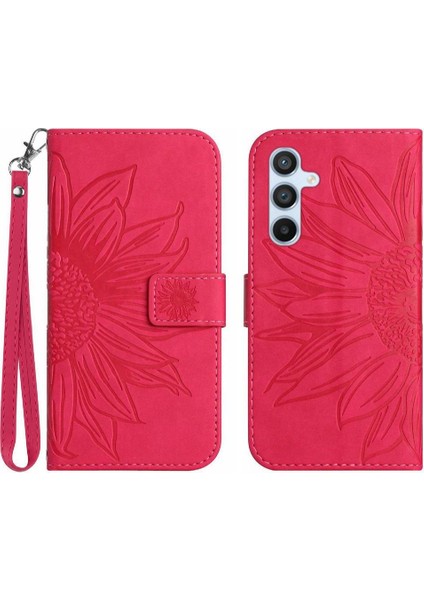 Samsung Galaxy S24 Lüks Pu Deri Flip Cüzdan Telefon Kılıfı ile (Yurt Dışından)