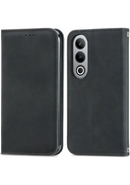 Oneplus Nord Ce4 Için Flip Case Cüzdan Kapak Çevirin Deri Kılıf Darbeye (Yurt Dışından)