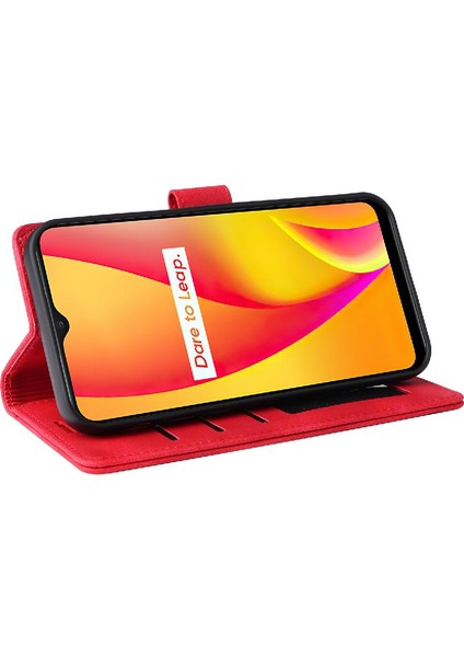 Realme C15 Için Flip CASE/C25 Darbeye Cüzdan Deri Kılıf Basit Flip (Yurt Dışından) indirimleri
