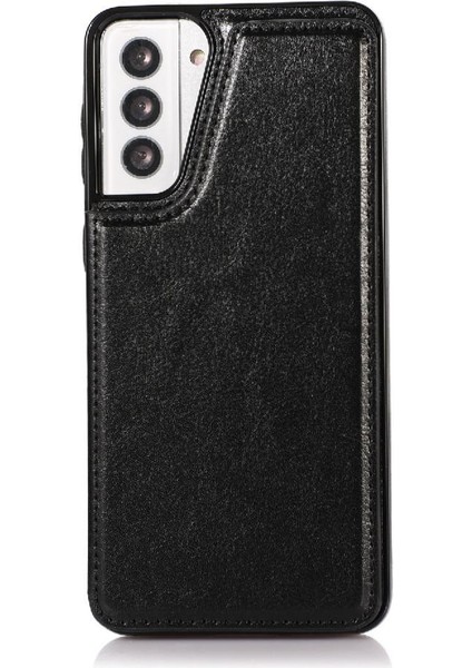 Samsung Galaxy S21 Çift Manyetik Toka Kickstand ile Cüzdan Kılıf (Yurt Dışından) modelleri