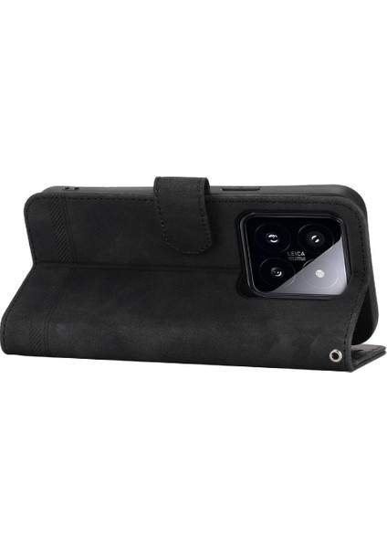 Xiaomi 14 Pro Premium Manyetik Kapatma Bileklik Kart Yuvaları Için Flip Case (Yurt Dışından) indirimleri