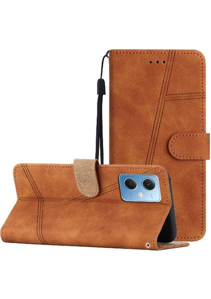 Xiaomi Poco X5 Cüzdan Için Flip Case Pu Deri Flip Folio Bilek Kayışı Tam (Yurt Dışından)
