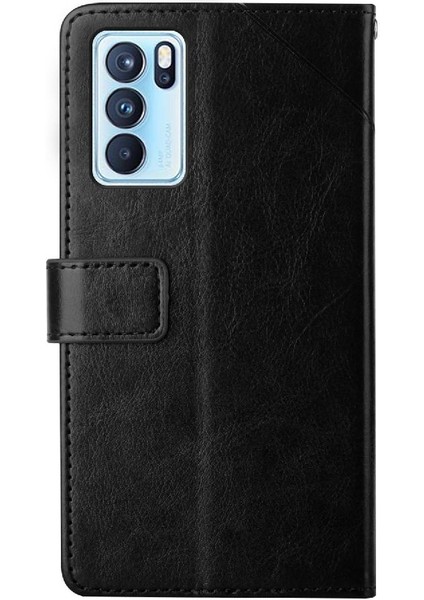 Oppo Oppo 6 Pro 5g Telefon Kılıfı Için Kılıf Deri Cüzdan Kapak Çevirin Kitap Tpu (Yurt Dışından)