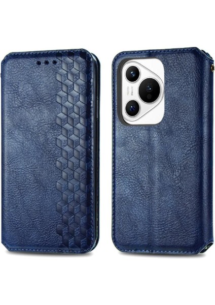 Huawei Pura 70 Cüzdan Fonksiyonu Için Flip Case Kapak Zarif Deri (Yurt Dışından)