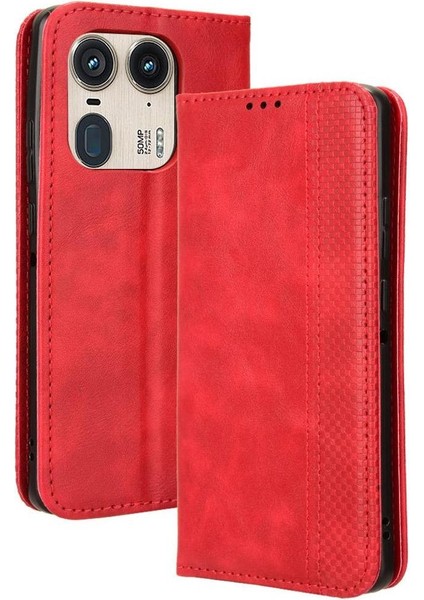 Motorola Moto X50 5g Cüzdan Manyetik Kapatma Pu Deri Kılıf (Yurt Dışından) modelleri