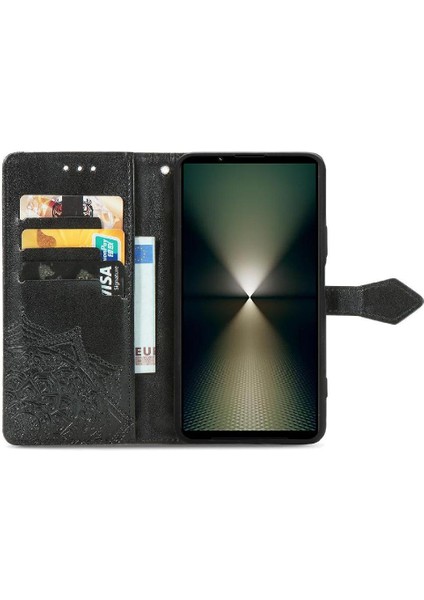 Sony Xperia 1 Vı Flip Kapak Için Flip Case Basit Iş Deri Kılıf (Yurt Dışından)