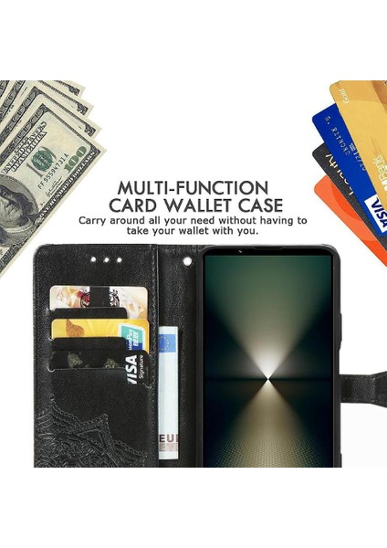 Sony Xperia 1 Vı Flip Kapak Için Flip Case Basit Iş Deri Kılıf (Yurt Dışından)