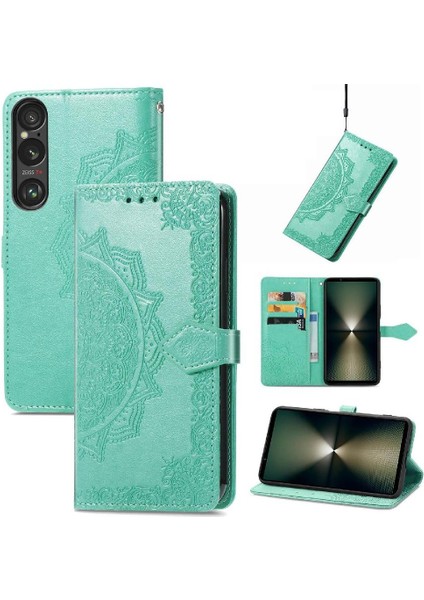 Sony Xperia 1 Vı Flip Kapak Için Flip Case Basit Iş Deri Kılıf (Yurt Dışından)
