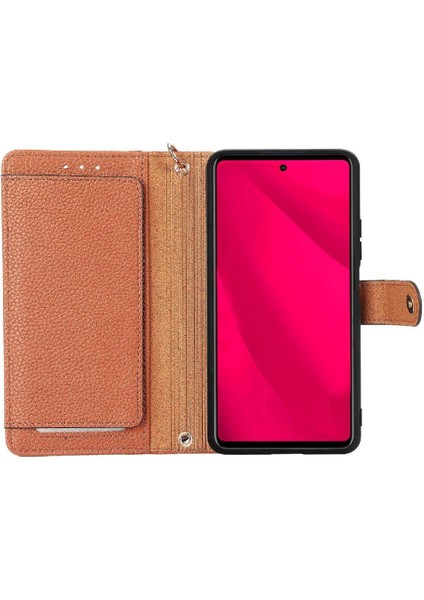 T-Mobile Revvl 7 Pro 5g Fermuar Rfıd Engelleme Cüzdan Aşk Için Flip Case (Yurt Dışından)