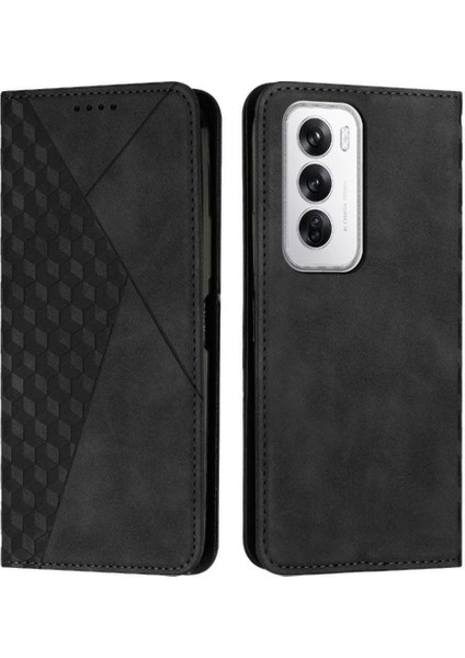 Oppo Oppo 12 5g Kickstand Kart Ekleme Pu Deri Cüzdan Için Flip Case (Yurt Dışından)