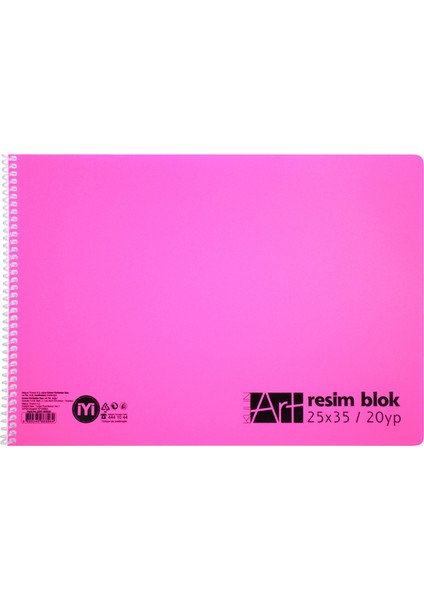 Pp Kapak 25X35 20 Yaprak Resim Defteri