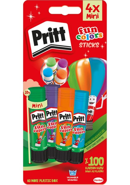 Fun Colors 4X10G Stick Yapıştırıcı
