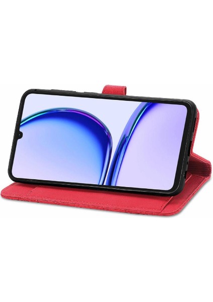 Realme Not 50 Çok Renkli Flip Fermuar Tarzı Cüzdan Yuvası Için Flip Case (Yurt Dışından)