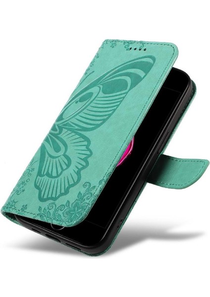 IPhone 6 Için Flip Case Artı/6s Artı Kredi Kartı Yuvası ile Kabartmalı El (Yurt Dışından)