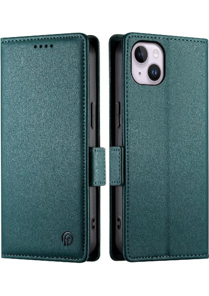IPhone 14 Için Flip Case Artı Flip Kartvizit Yuvaları Günlük Kullanım Cüzdan (Yurt Dışından)