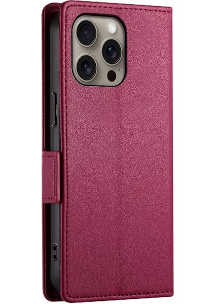 IPhone 16 Pro Max Cüzdan Günlük Kullanım Için Flip Case Kart Yuvaları Flip Iş (Yurt Dışından)