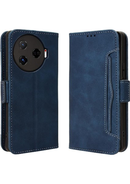 Tecno Camon 30 Pro 5g Ayarlanabilir Ayrılabilir Kart Tutucu Deri Için Kılıf (Yurt Dışından)