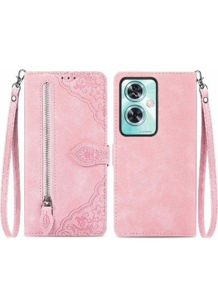Oneplus Nord N30 Se Flip Fermuar Tarzı Çoklu Kart Yuvası Cüzdan Için Flip Case (Yurt Dışından)