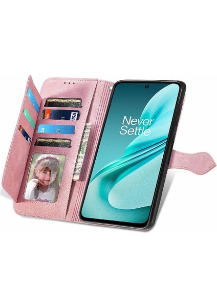 Oneplus Nord N30 Se Flip Fermuar Tarzı Çoklu Kart Yuvası Cüzdan Için Flip Case (Yurt Dışından)