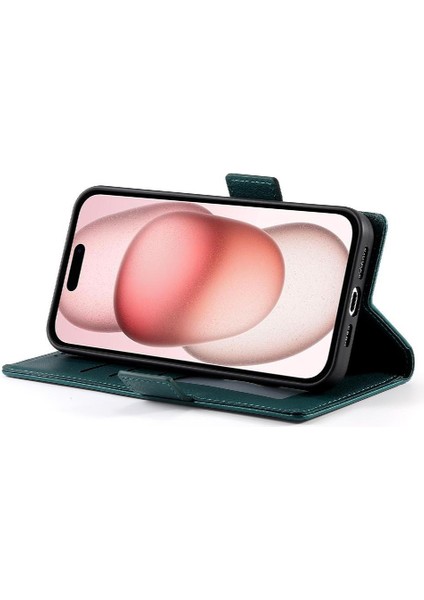 IPhone 15 Için Flip Case Günlük Kullanım Kart Yuvaları Flip Iş Cüzdan (Yurt Dışından) fırsatları