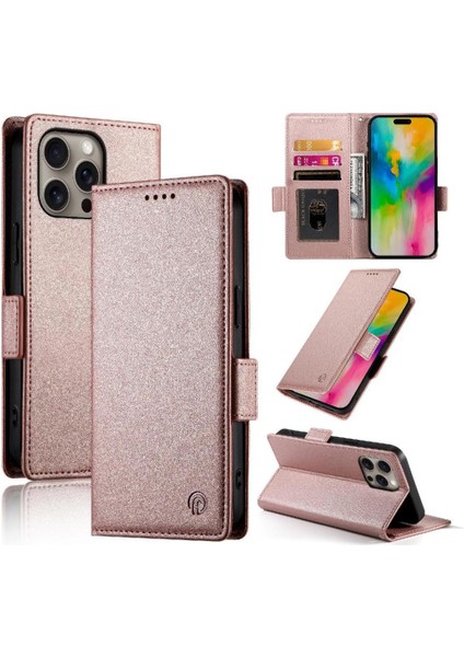IPhone 16 Pro Max Cüzdan Günlük Kullanım Için Flip Case Kart Yuvaları Flip Iş (Yurt Dışından)