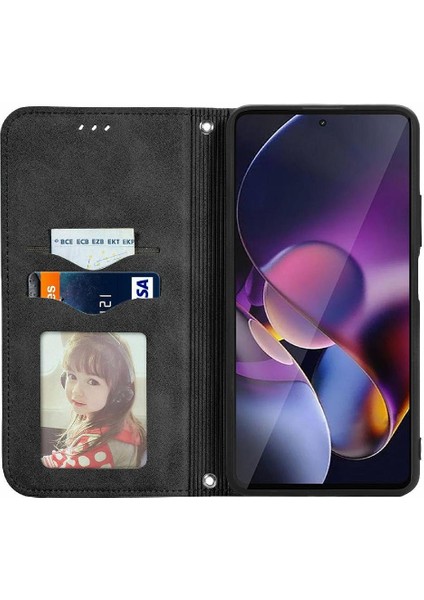 Motorola Kenar 50 Pro Flip Kapak Için Flip Case Basit Iş Cüzdan Kılıf (Yurt Dışından) indirimleri