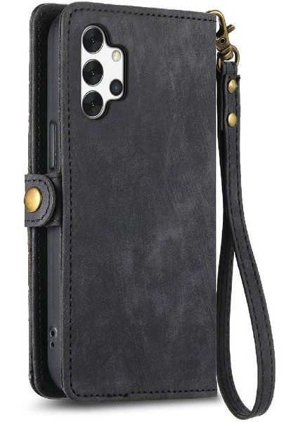 Samsung Galaxy A32 4g Için Flip Case Deri Kılıf Kapak Basit Cüzdan (Yurt Dışından) fırsatları