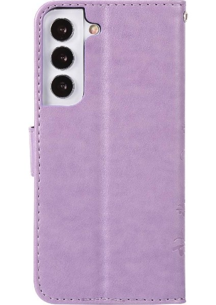 Samsung Galaxy S22 5g Kickstand Kart Tutucu Manyetik Kapatma Için Filp Durumda (Yurt Dışından)