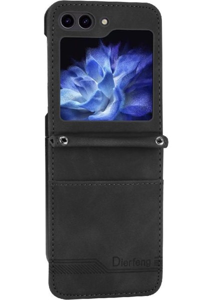Samsung Galaxy Z Flip 5 Için Flip Case Bileklik Kart Yuvaları Manyetik Nakit (Yurt Dışından) fiyatları
