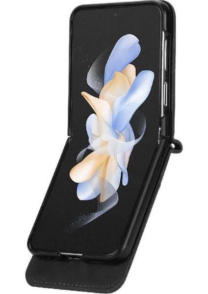 Samsung Galaxy Z Flip 5 Için Flip Case Bileklik Kart Yuvaları Manyetik Nakit (Yurt Dışından) modelleri
