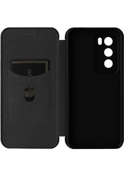 Oppo Oppo 12 5g Manyetik Karbon Fiber Tam Koruma Flip Case Için Flip Case (Yurt Dışından) modelleri