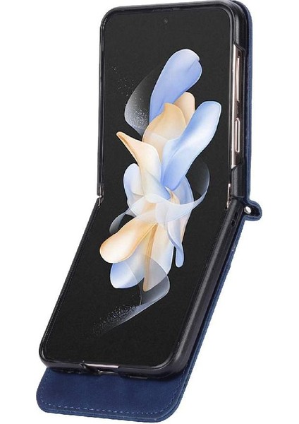 Samsung Galaxy Z Flip 5 Için Flip Case Bileklik Kart Yuvaları Manyetik Nakit (Yurt Dışından)