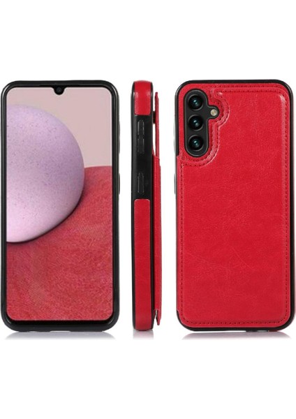Samsung Galaxy A54 5g Kickstand Kart Yuvaları Için Cüzdan Kılıf Pu Deri (Yurt Dışından)