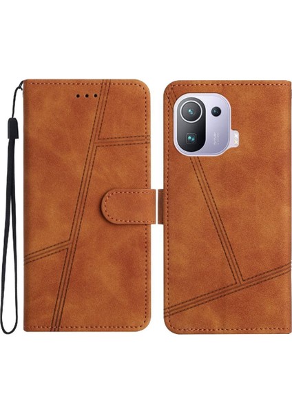 Xiaomi 11 Pro Için Flip Case Kart Yuvaları Tutucu Manyetik Tam Koruma Pu (Yurt Dışından)