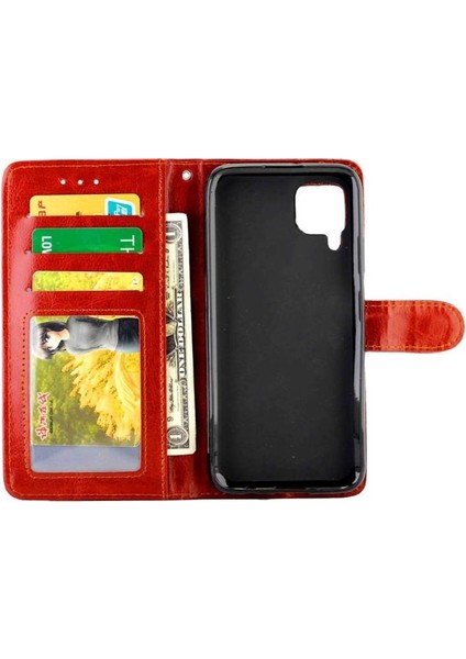 Huawei P40 Lite Pu Deri Manyetik Kapatma Kickstand Kart Için Flip Case (Yurt Dışından)