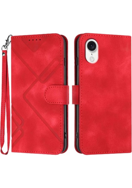 Kart Yuvası Standı Manyetik Kapak ile IPhone Se4 Flip Cüzdan Için Flip Case (Yurt Dışından)