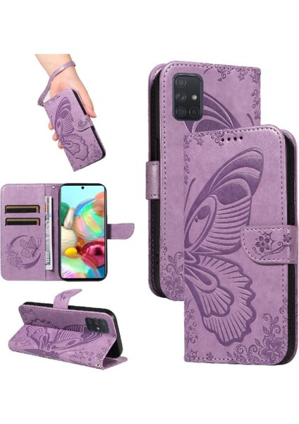 Samsung Galaxy A71 4g Için Flip Case Yüksek Kalite Deri Ayrılabilir El (Yurt Dışından)