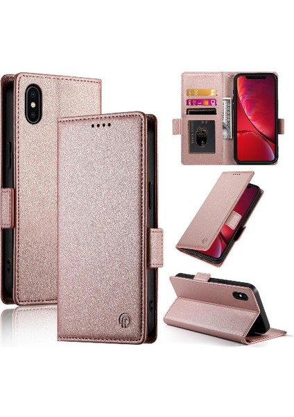 IPhone x Için Flip Case/xs Cüzdan Flip Kart Yuvaları Iş Günlük Kullanım (Yurt Dışından)