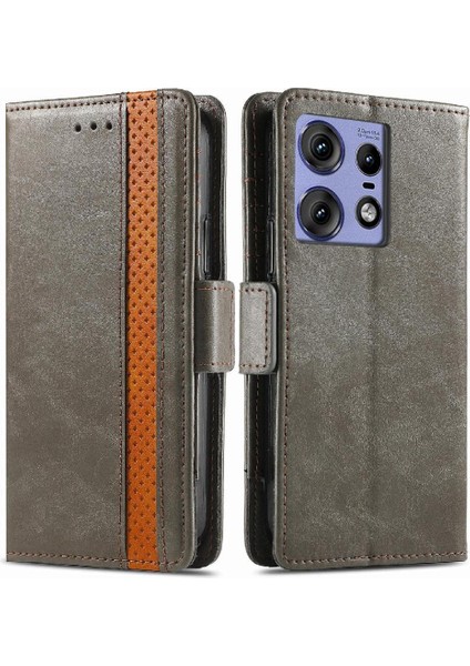 Motorola Edge 50 Pro Cüzdan Ekleme Çok Renkli Çoklu Kart Için Flip Case (Yurt Dışından)