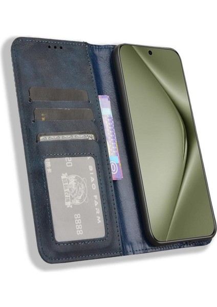 Huawei Pura 70 Pro/pro Artı Manyetik Kapatma Pu Deri Cüzdan (Yurt Dışından)