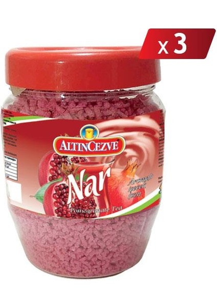 granül Nar Aromalı Içecek Tozu 300 gr - 3lü Paket