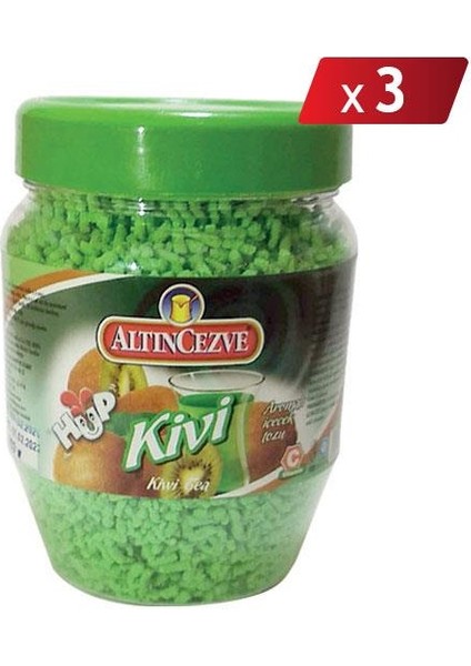 granül Kivi Aromalı Içecek Tozu 300 gr - 3lü Paekt