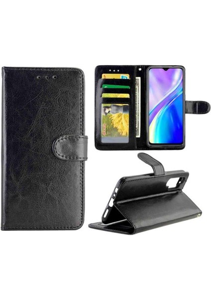 Realme Xt Için Flip Case/realme X2 Kart Tutucu Darbeye Manyetik Kapatma (Yurt Dışından) modelleri