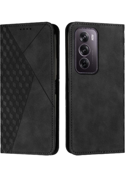 Oppo Oppo 12 Pro 5g Kart Ekleme Pu Deri Kickstand Için Flip Case (Yurt Dışından)